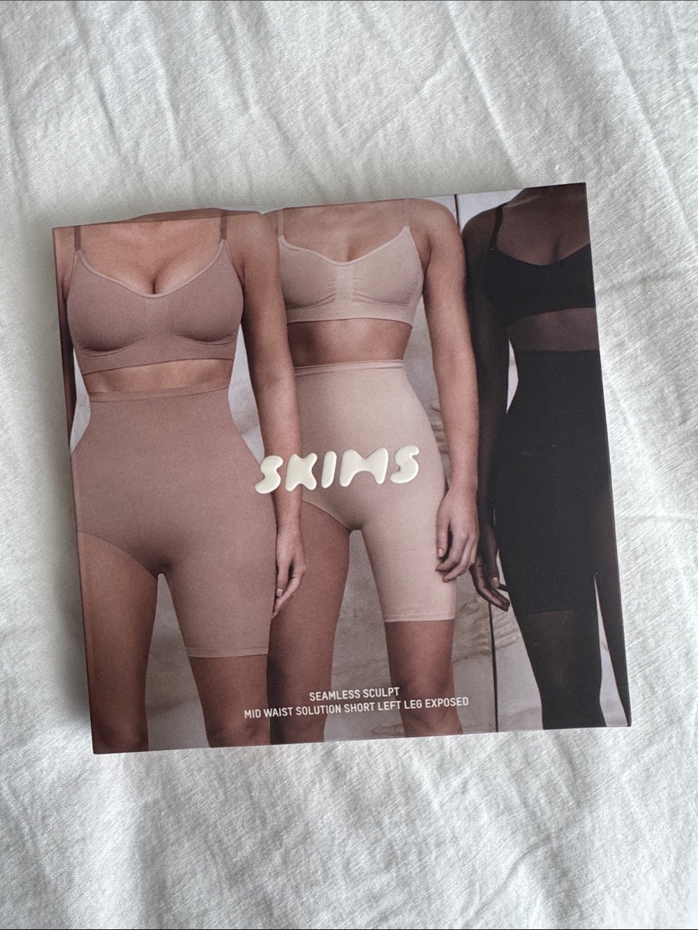 SKIMS Seamless Sculpt Mid Waist Short Trio - Nude, Light Nude, Black